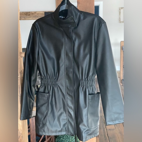 Steve Madden Black Leather Jacket - Picture 3 of 11